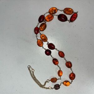 Amber Stone Necklace